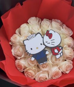 Valentine’s Day Ribbon Roses/Ramo/Bouquet