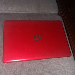 Laptop  Color red 