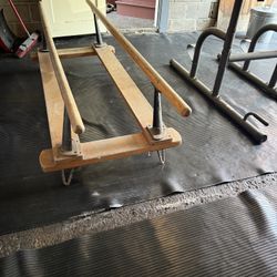 Gymnastics Boys Practice Parallel Bars