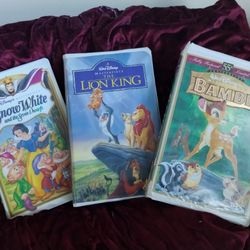 Disney VHS Tapes~Rare