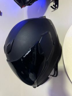 Icon Matte Black motorcycle helmet