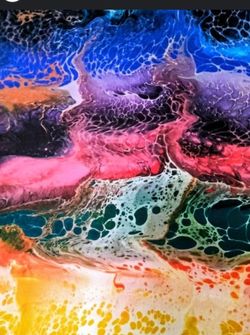 Very Beautiful Acrylic Pour 