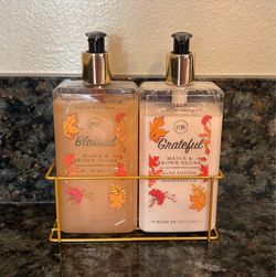 RUSSEL and WINDSOR MAPLE BROWN SUGAR HAND SOAP & LOTION SET (16 oz each)