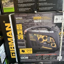 FIRMAN W01(contact info removed)/2000 Watt Peak Gasoline Powered Inverter Generator