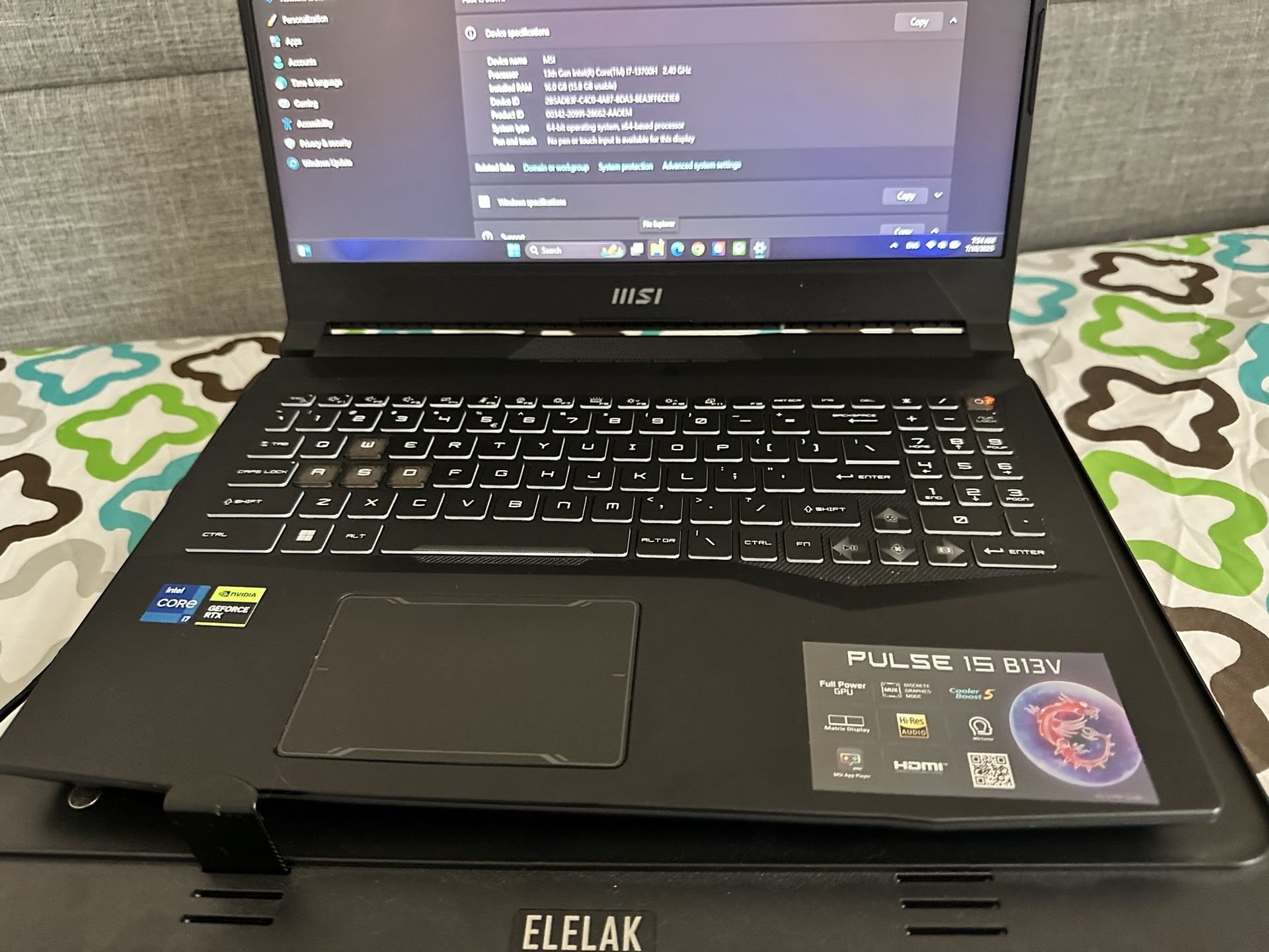 MSI Pulse 15 B13V