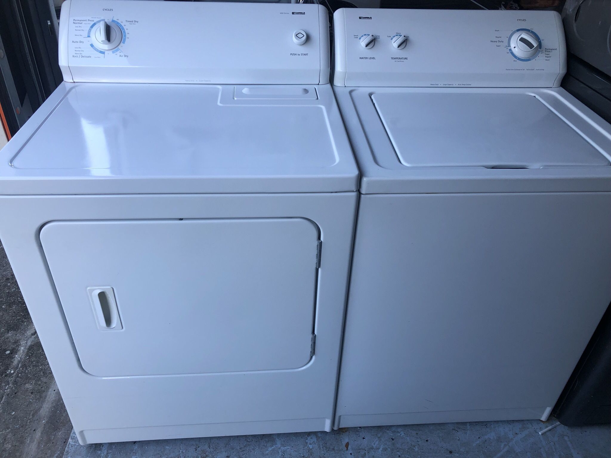Kenmore Washer And Dryer Set