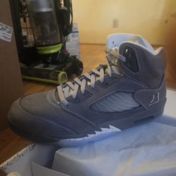 jordan 5 wolf grey sz 14