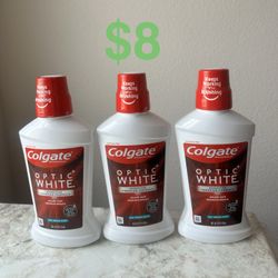 Colgate Optic White Mouthwash 16.9fl Oz Bundle- All For $8