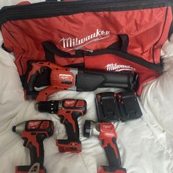 Milwauke 5 PC Combo