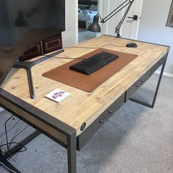 Living Spaces Industrial Style Computer Desk