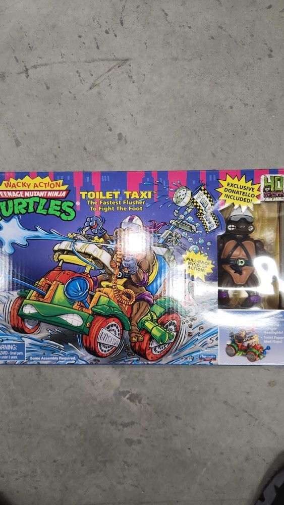 Teenage Mutant Ninja Turtles Toilet Taxi With Donatello