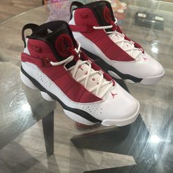 Brand New Six Rings White And Red No Box 9.5