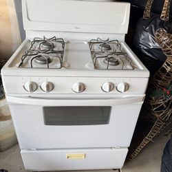 Whirlpool Stove  And 10 Gallon Electric Water Heater 