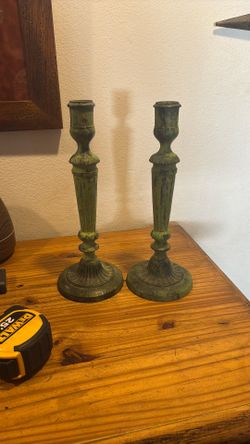 Heavy Vintage Candlesticks