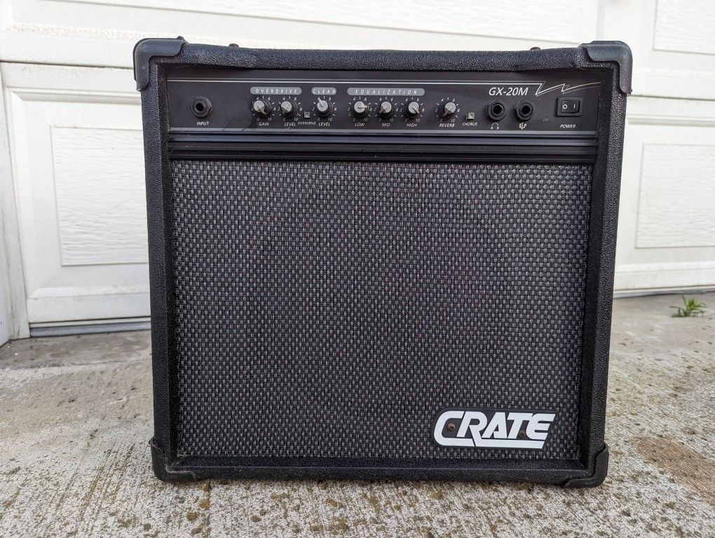 20w Guitar Amp Crate Electric USA Made Marshall Yamaha Fender Bass Amplifier
