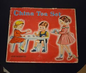 Child's china tea set