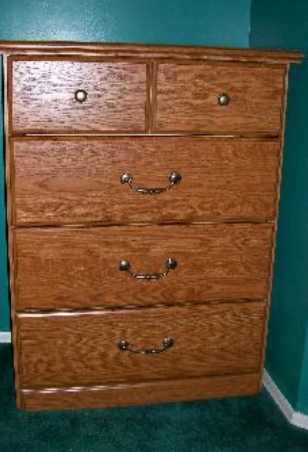 New Dresser 4 Drawer Dresser Chest Wardrobe Organizer Storage Unit Bedroom Furniture 