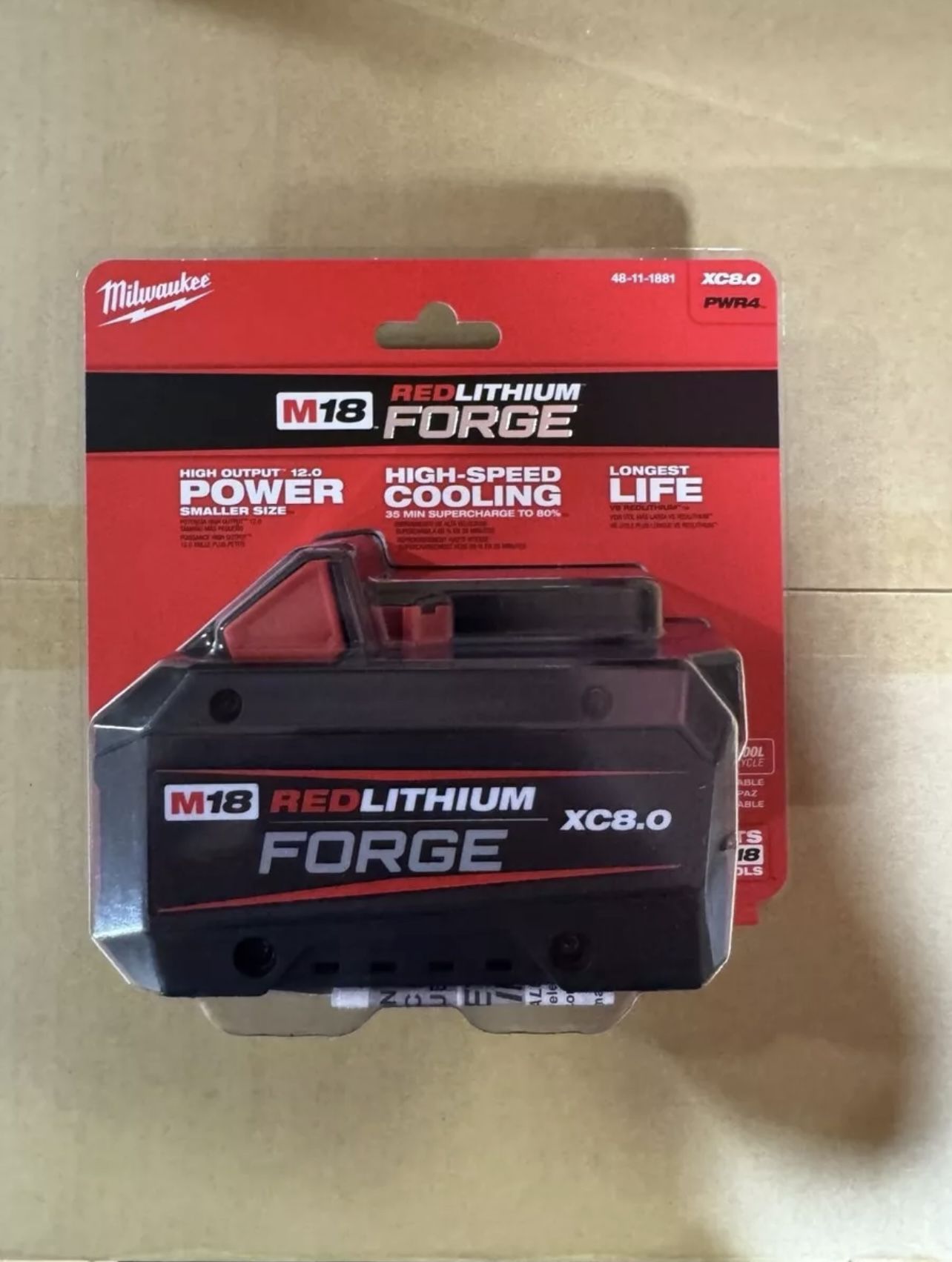 Milwaukee 8.0 Forge Battery 