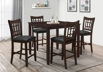 5 Pc Dining Set Espresso