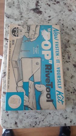 Pop rivet tool kit new in box