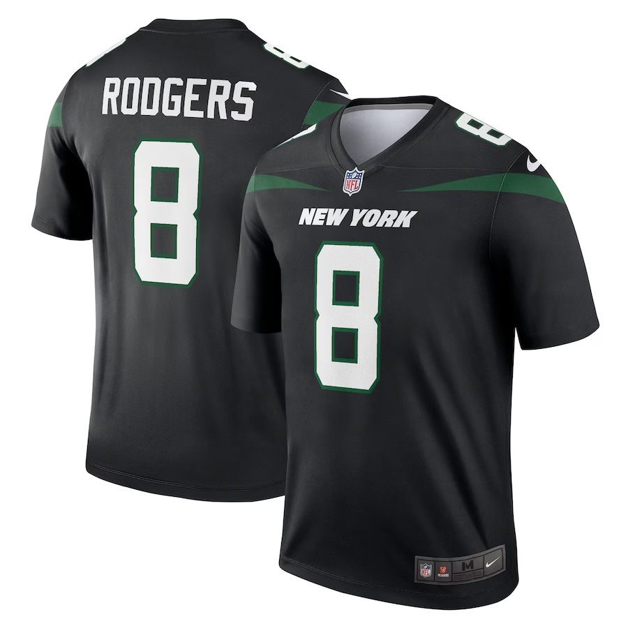 AARON RODGERS NEW YORK JETS NIKE MEN'S LEGEND PLAYER JERSEY