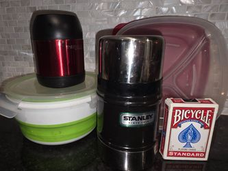 Lunch container set - Soup. Sandwich, and Salad