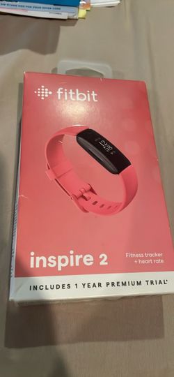 NEW IN BOX Fitbit Inspire 2 health and fitness tracker in the Desert Rose pink color