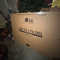 75” LG LED TV