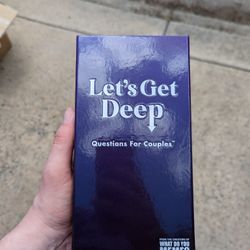 "Let's Get Deep" Card Game
