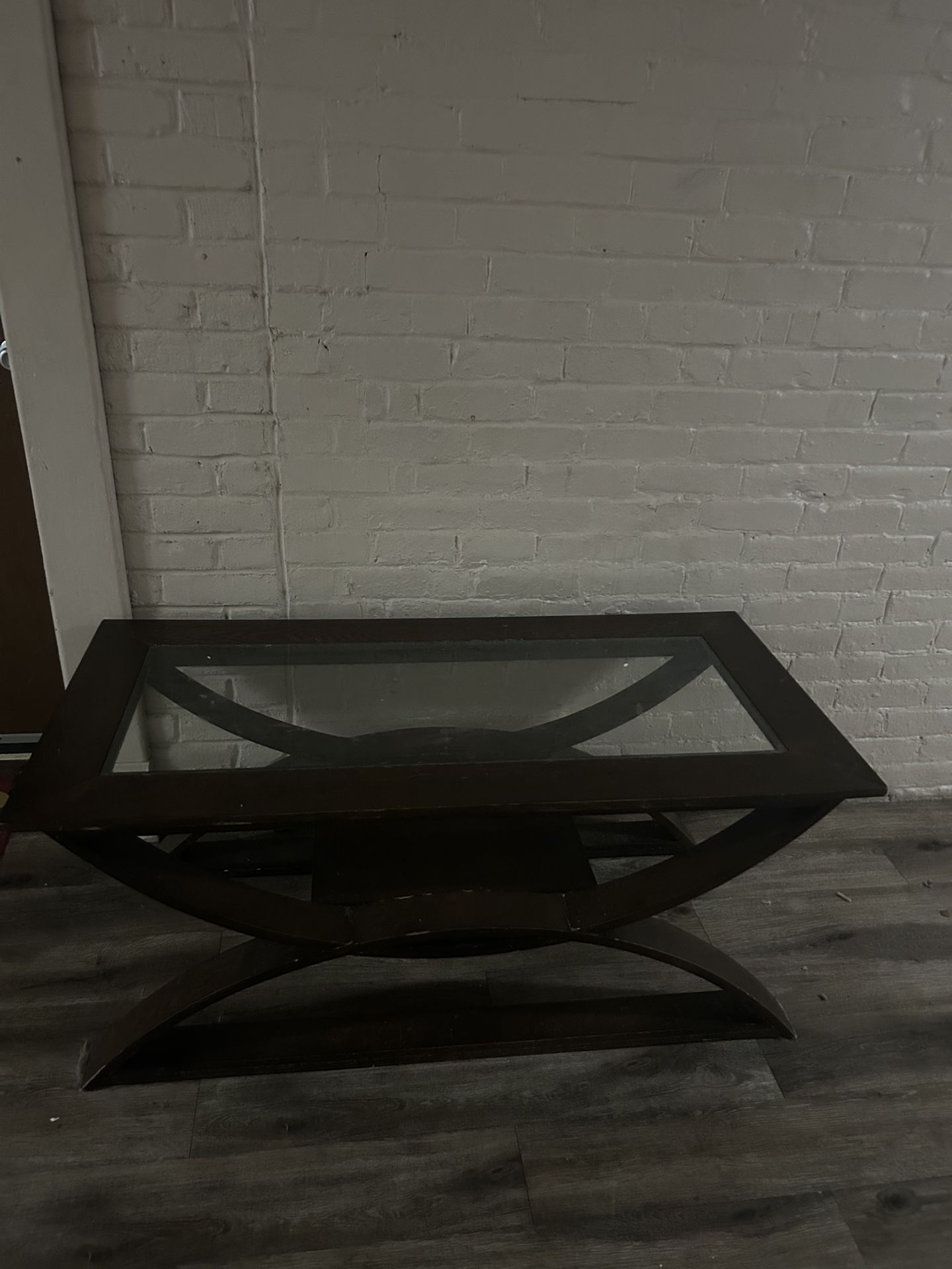 Glass Top Coffee Table