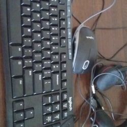 3 For 1 Low Price. USB Headset, Mouse And Keyboard.