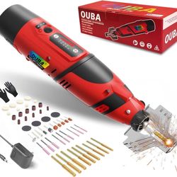 new Cordless Chainsaw Sharpener with 12v Battery, Electric Chainsaw Sharpener Tool with 54 PCS Sharpener Accessories, High Speed Chainsaw Chain Sharpe