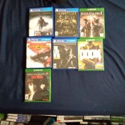 Xbox One Ps4 Game Lot