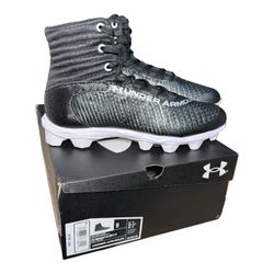 Under Armour UA Highlight Fran RM 2.0 Football Cleats Black White Men's Size 9 NEW