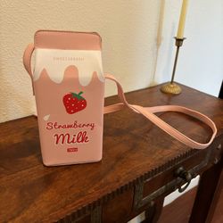 Pink Crossbody Bag Strawberry Milk (New)