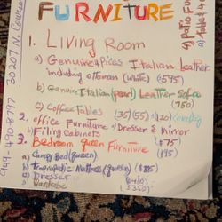Moving Sale All Designer Furniture