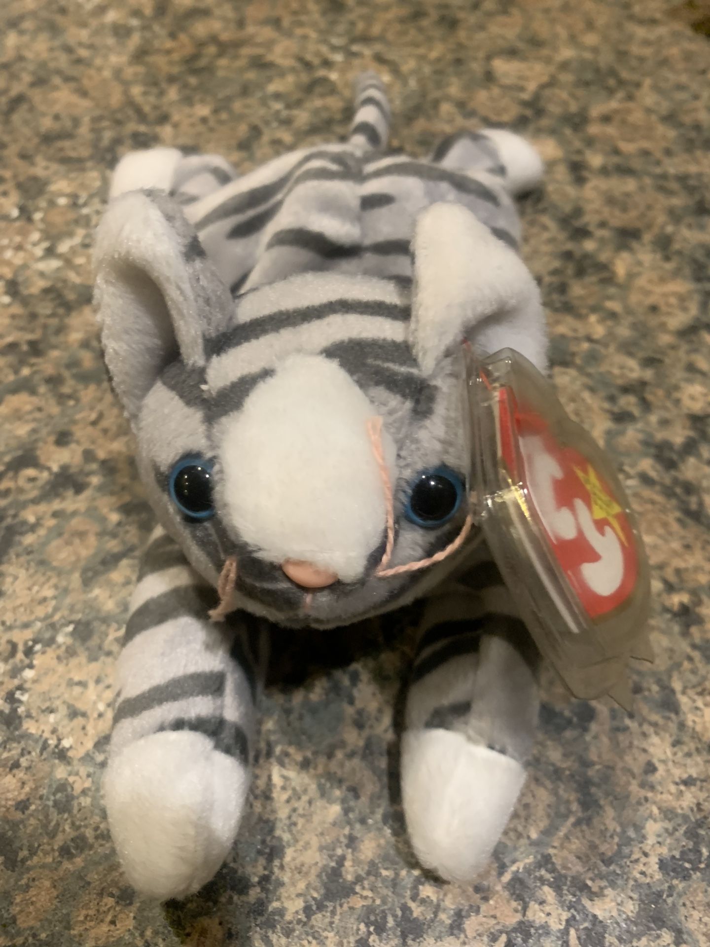 Ty Beanie Babies Prance The Grey Cat EXTREMELY RARE