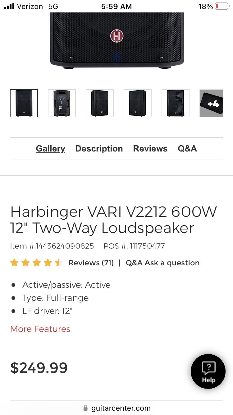 2 Way Loud Speaker