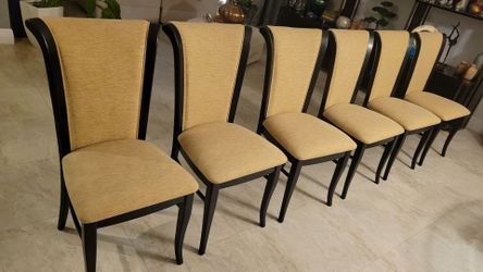 Dining room chairs - set of 6
