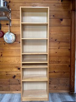 IKEA BILLY Bookcase – Birch Finish – $50