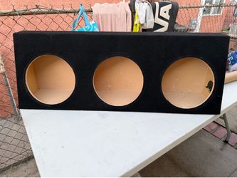 Triple 12” Subwoofer Box 45 inch wide