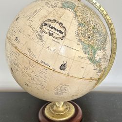 Vintage Globemaster 12” World Globe 