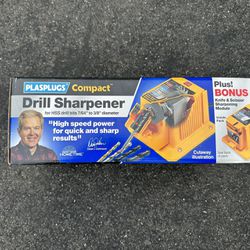 plasplugs compact drill sharpener