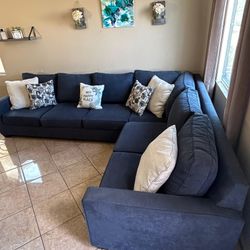 Dark Grey Sectional Couch From Jerome’s 