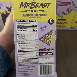 How much sugar is in MrBeast chocolate bars?