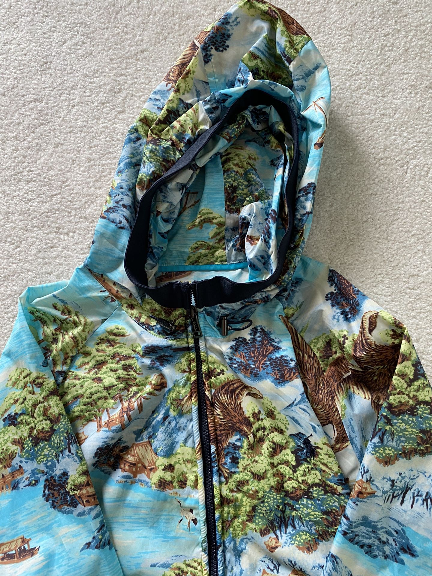 Men’s polo windbreaker jacket (XL)