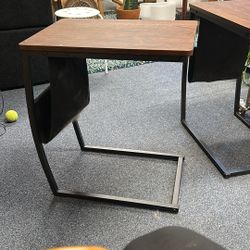 Wood Top Table Ends 