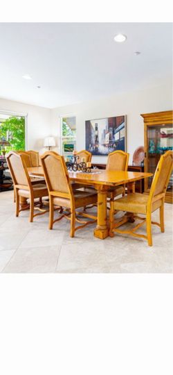 Dinning table set 6 seater