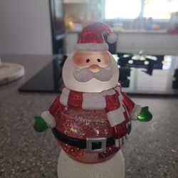 Santa light up Snow Gobe Christmas