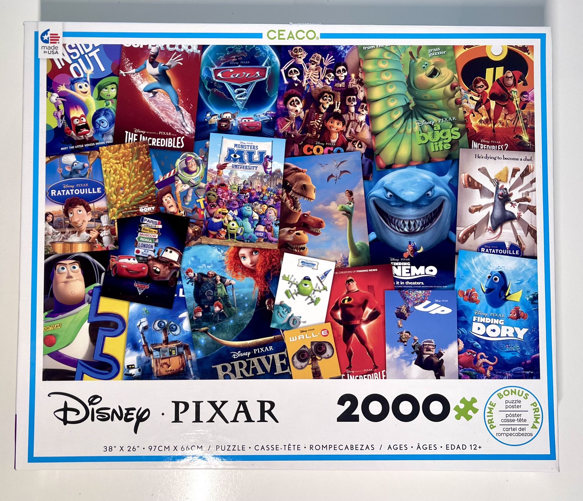 Ceaco - 2000pc Puzzle pieces - Disney • Pixar